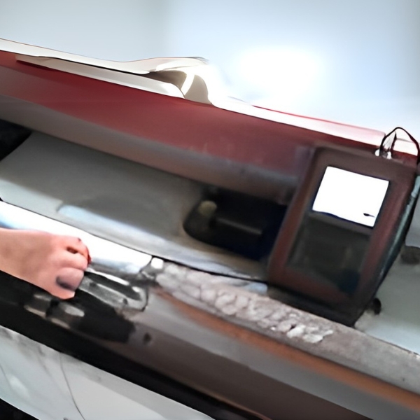 A THW realiza Ensaios não Destrutivos por Ultrassom em Soldas Aluminotérmicas e Elétricas em trilhos, trabalho importante para a segurança de cargas e pessoas. 